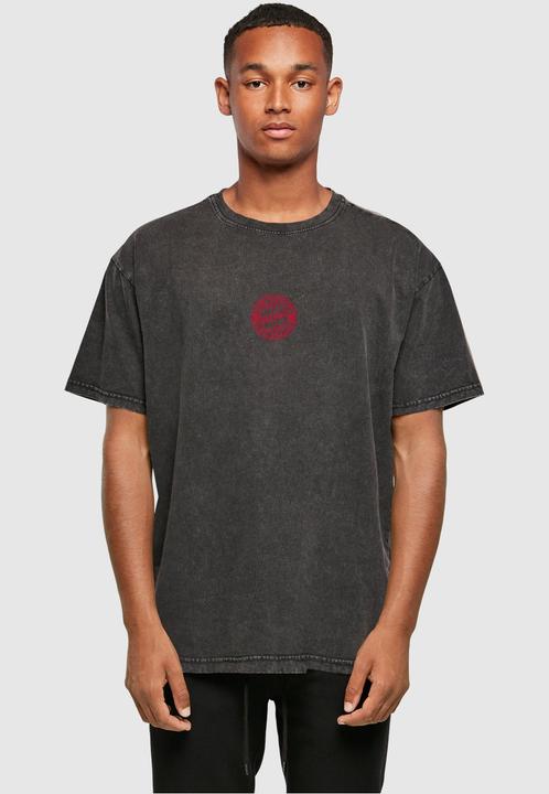 Actual product image FC Bayern München Logo R Acid Washed Heavy Oversize Tee - 115369 (XXL)