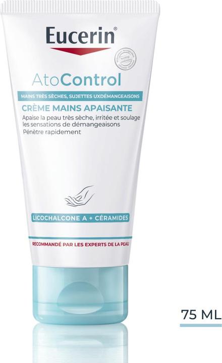 Actual product image Eucerin AtoControl Soothing Hand Cream (75 ml)
