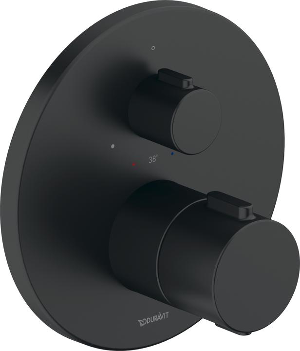 Duravit Miscelatore termostatico, termostato da incasso, 1 utenza, rotondo, TH42000160