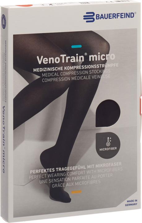 Veno Train MICRO A-D KKL2 L plus/short offene Fussspitze schwarz (L)