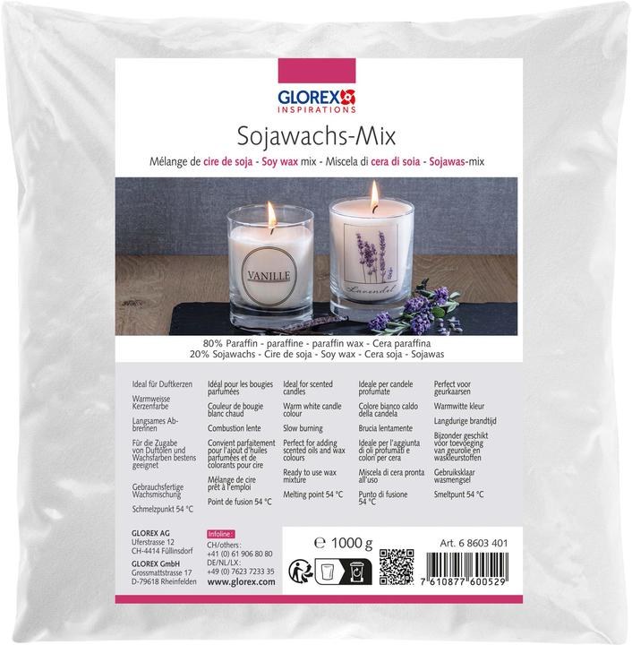 Actual product image Glorex Soya wax mix