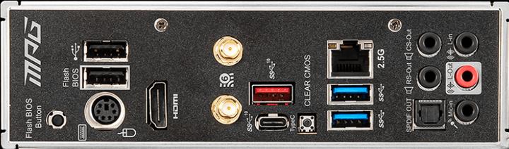 Actual product image MSI MPG B550I GAMING EDGE MAX WIFI - Motherboard - Mini-ITX - Socket AM4 - AMD B550 (AM4, AMD B550, Mini-ITX)