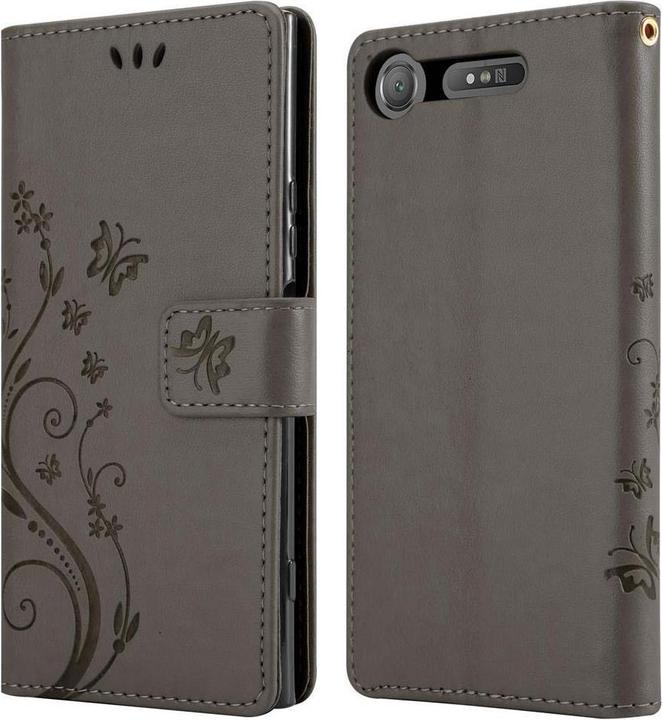 Produktbild Cadorabo Flower Book Cover (Sony Xperia XZ1)