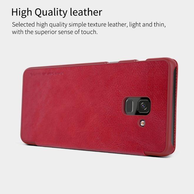Actual product image Nillkin Qin Series (Samsung Galaxy A8 (2018))