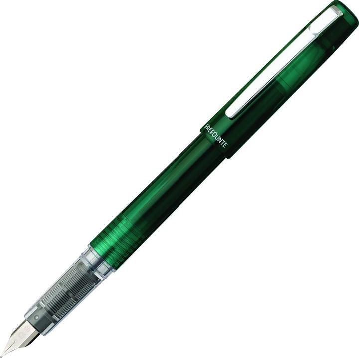 Image du produit Platinum Prefounte Dark Emerald, F Eternal Stylo plume, en plastique, blister, vert (émeraude noire, 1 x)