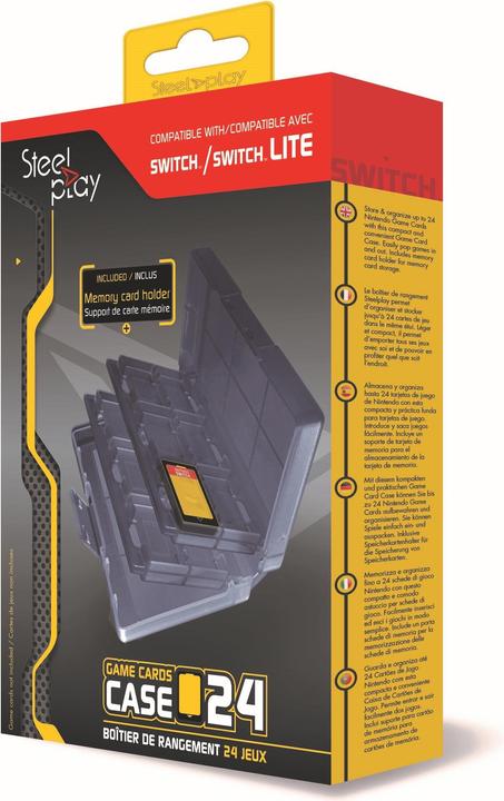 Produktbild Steelplay Aufbewahrungsbox für 24 Games (Switch OLED, Switch Lite)