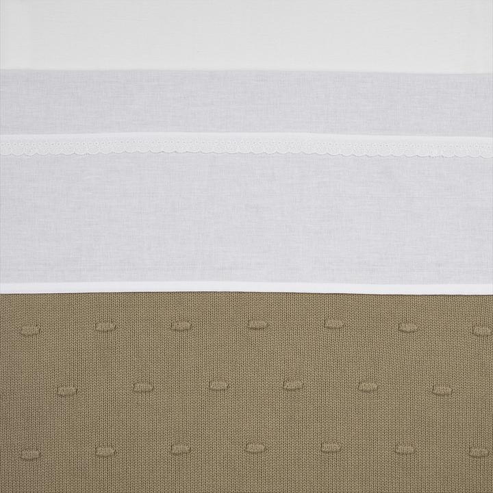 Actual product image Meyco Lace white bed sheet