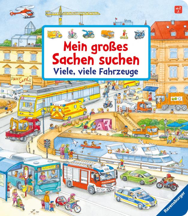 Actual product image Ravensburger Mein grosses Sachen suchen: Viele, viele Fahrzeuge (German)