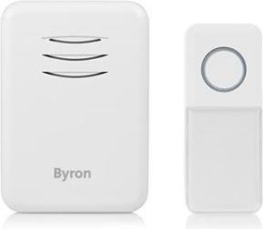 Actual product image Byron Wireless Doorbell Battery Powered - White