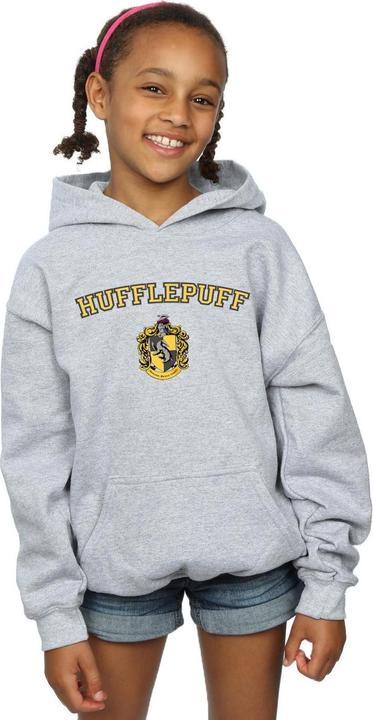 Actual product image Girls Hufflepuff Crest Hoodie (116)