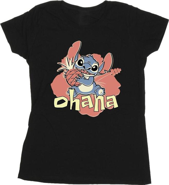 Image du produit Disney - T-shirt LILO AND STITCH OHANA PINEAPPLE - Femme (XL)