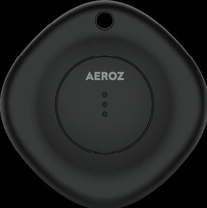 Immagine prodotto Aeroz TAG-1000 Nero (confezione da 1) Cercachiavi da utilizzare con iPhone - Funziona con l'applicazione