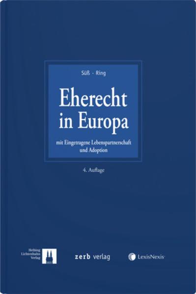 Image du produit Eherecht in Europa (Allemand, Gerhard Ring, Rembert Süss, 2020)
