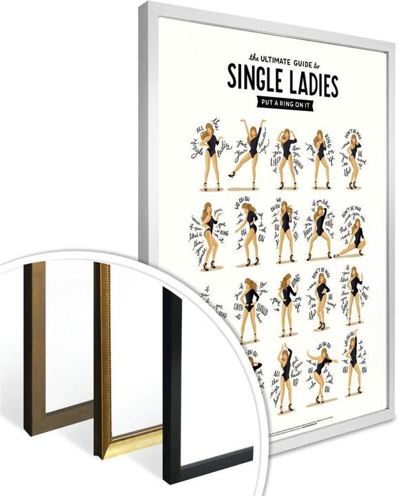 Produktbild Trenddeko Tohmé - Single Ladies (120 x 150 cm)