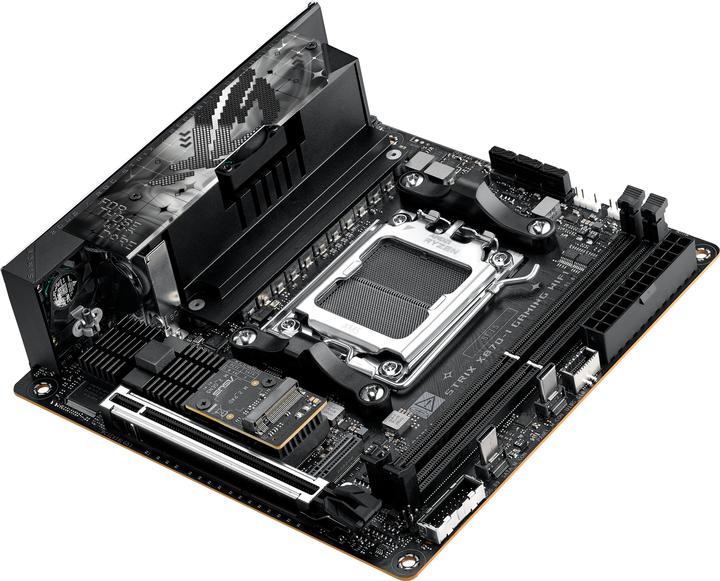 Productafbeelding ASUS ROG STRIX X870-I GAMING WIFI (mITX, X870, AM5, DDR5) (AM5, AMD X870, Mini-ITX)