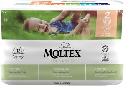 Produktbild Moltex Öko Öko Windeln, Mini (3-6 kg) (Gr. 0)