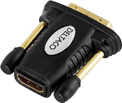 Produktbild Deltaco videoadapter - HDMI Type A hun (HDMI)