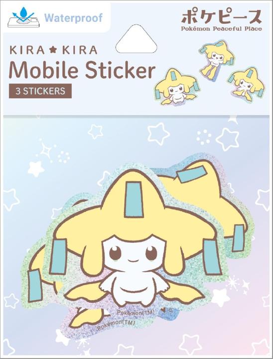 Actual product image Pokémon Pokepeace Mobile Sticker Jirachi