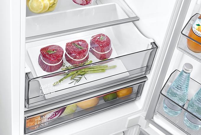 Actual product image Samsung BRB30705DWW/EF Fridge Freezer Integrated 298 l D White (298 l)