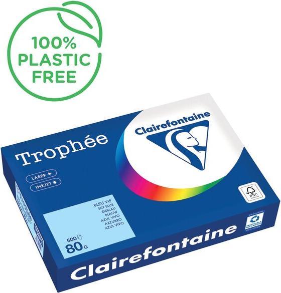 Produktbild Clairefontaine Universalpapier Trophée farbig (80 g/m², 500 x, A4)