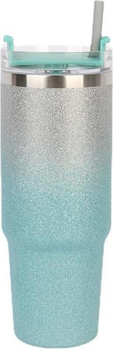Produktbild ASMI Edelstahl Glitzer Thermobecher, Kaffeebecher, Auto-Tumbler-Becher, 900ml (0.89 l)