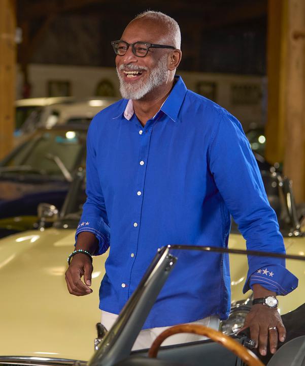 Actual product image Joe Browns Linen Blend Long Sleeve Shirt (S)