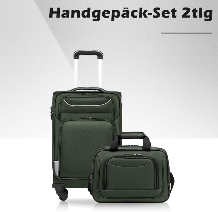 Produktbild Coolife 2-teiliges Handgepäck-Set (Handgepäck (bis 50l))