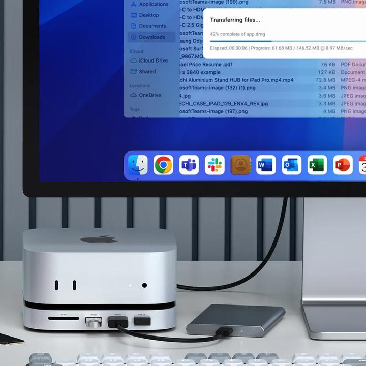 Produktbild Satechi Mac Mini M4 Stand & Hub with SSD Enclosure (USB-C, 5 Ports)