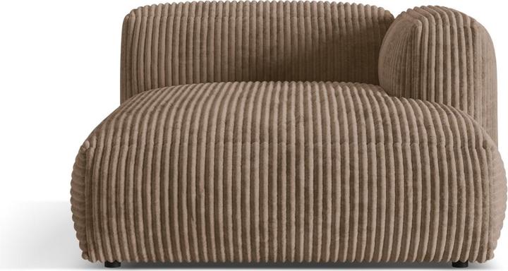 Actual product image Micadoni Modular Chaise Longue Right, "Martina", 1 Seat, 176x123x75 Made in Europe (Chaise longue)