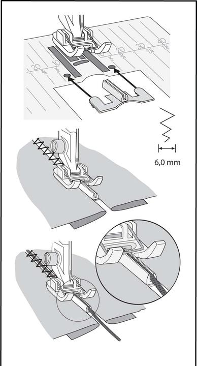 Image du produit Husqvarna Pied espagnol pour ourlet creux