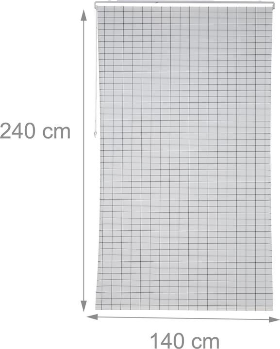 Actual product image Relaxdays Shower roller blind (120 x 4.5 x 245 cm)