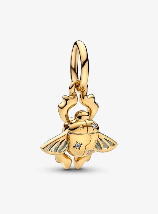Image du produit Pandora Disney Aladdin Scarab Beetle (Alliage métallique, Émail)