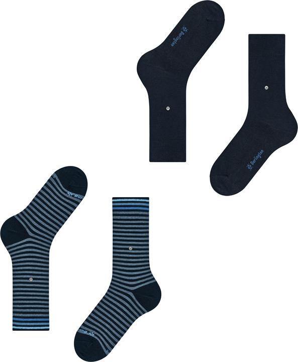 Produktbild Burlington Everyday Stripe SO - Mixed 2-Pack (2er Pack, 40 - 46)