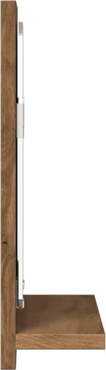 Immagine prodotto VidaXL Badspiegel Wandspiegel Badezimmerspiegel Spiegel mit Ablage Artisan-Eiche (60 x 37 cm)