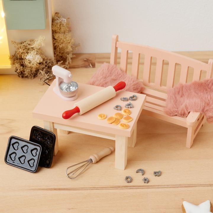 Actual product image VBS Miniature bench "Lars", 3-seater