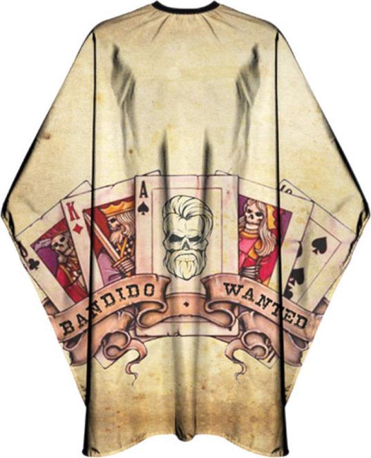 Actual product image Bandido Barber Cape As Blanc