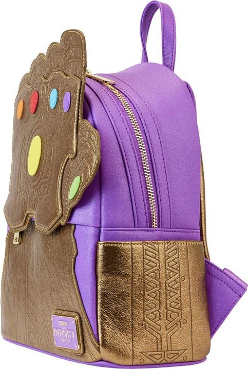 Actual product image Loungefly Marvel by sac à dos Shine Thanos Gauntlet