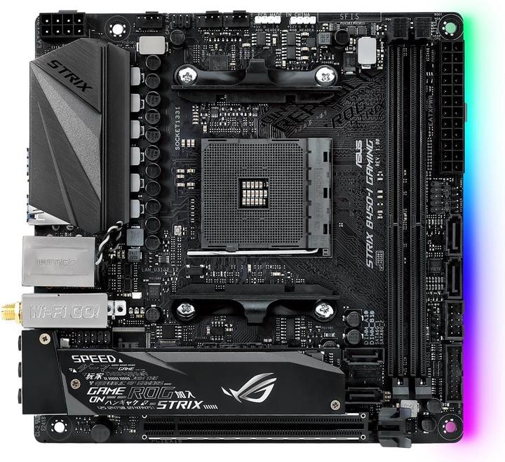 Produktbild ASUS ROG Strix B450-I Gaming (AM4, AMD B450, Mini-ITX)