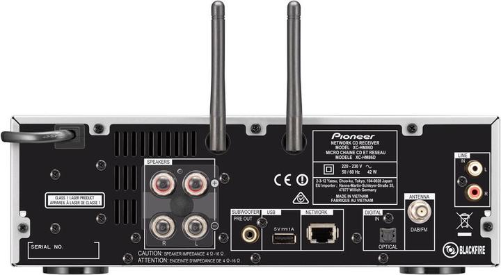 Image du produit Pioneer Xc-Hm86d (Récepteur réseau CD)