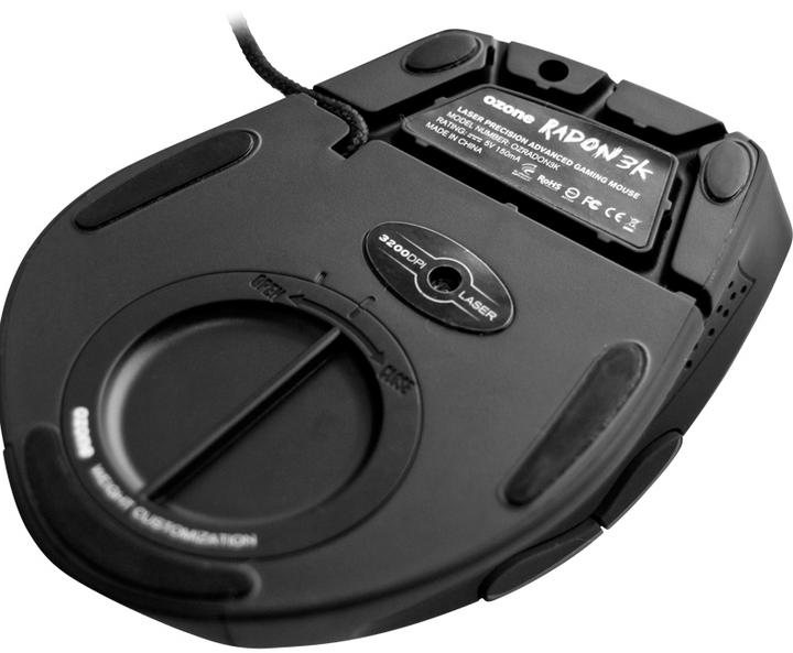 Actual product image OZONE RADON 3K Mouse (Cable)