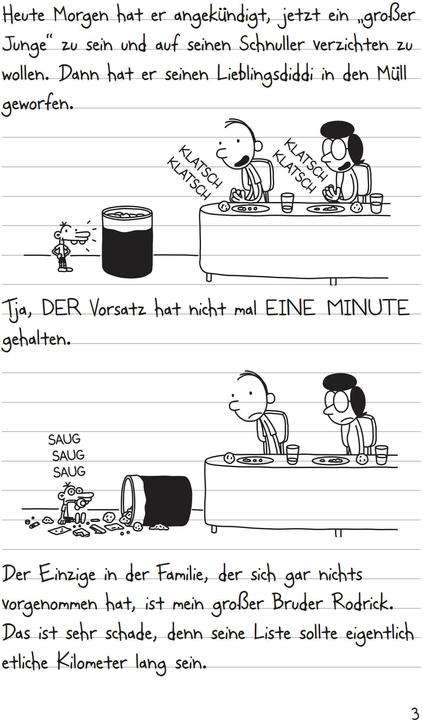 Produktbild Gregs Tagebuch 3. Jetzt reicht's! (Deutsch, Jeff Kinney, 2009)