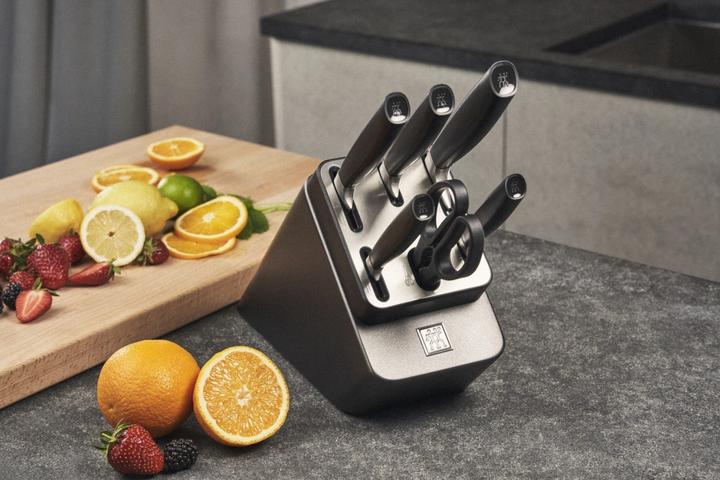 Produktbild Zwilling 7tlg. All Star Selbstschärfender Messerblock schwarz