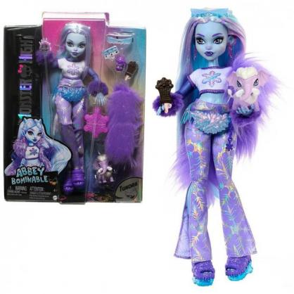 Image du produit Monster High Abbey Bominable Yeti avec mammouth de compagnie et accessoires