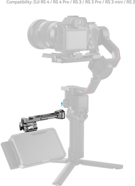 Immagine prodotto SmallRig HawkLock H21 Supporto per monitor per stabilizzatori DJI 4637 (Attacco cardanico)