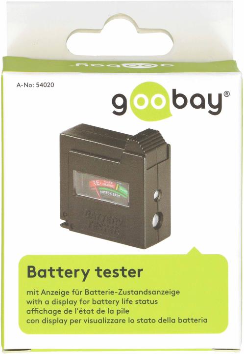 Produktbild Goobay Batterietester