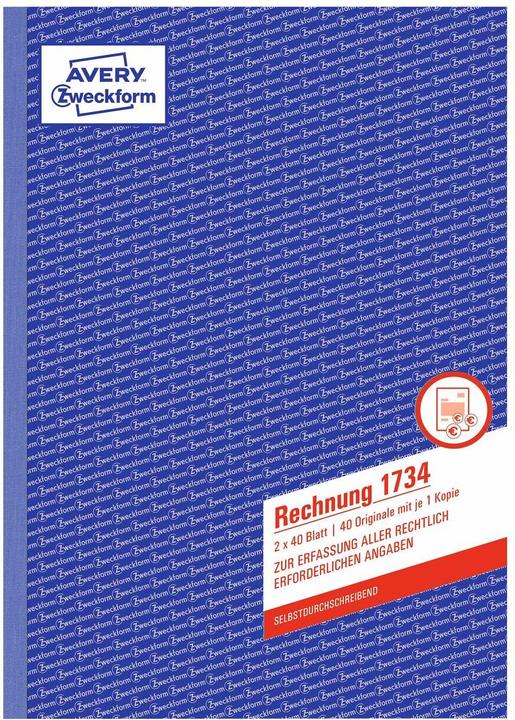 Produktbild Avery Rechnung (40 x)