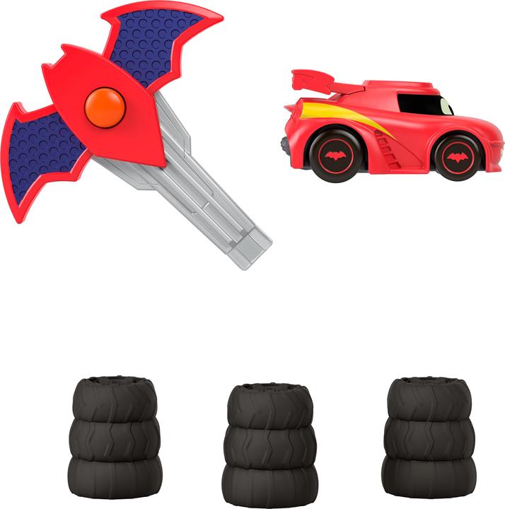 Actual product image Fisher-Price Batwheels Key Car Racer Redbird