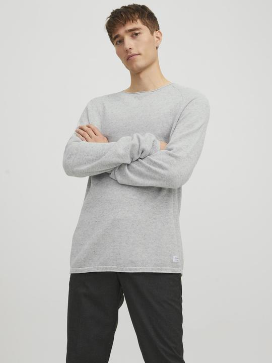 Produktbild Jack & Jones Einfarbig Strickpullover mit Rundhals Strickpullover mit Rundhals (XS)