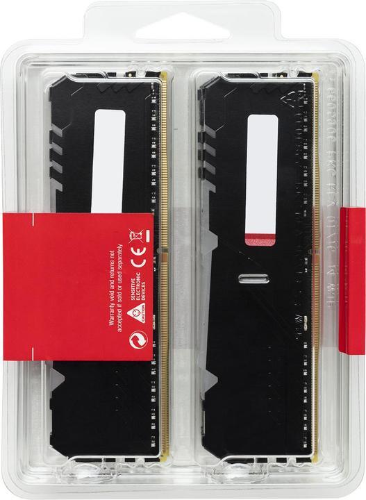 Image du produit Kingston Mémoire DDR4, CL16, DIMM, Kit de 4, HyperX FURY RGB (4 x 32GB, 2666 MHz, RAM DDR4, DIMM)
