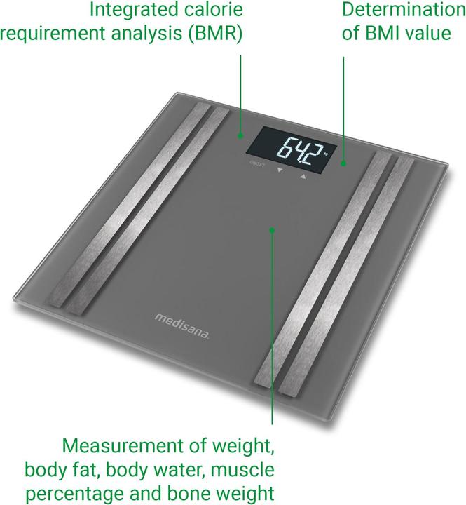 Actual product image Medisana BS 476 Body Composition Monitor (180 kg)
